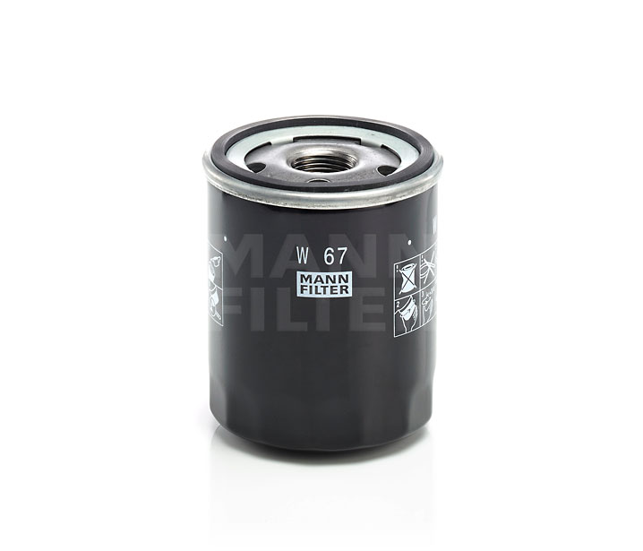 MANN-FILTER W 67: Eļļas filtrs ar atgriezējvārstu