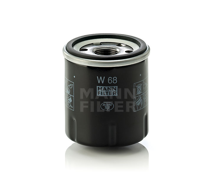 MANN-FILTER W 68: Eļļas filtrs ar atgriezējvārstu
