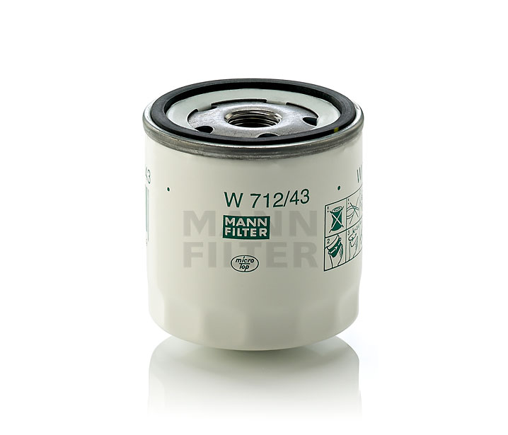 MANN-FILTER W 712/43 Öljynsuodatin JEEP CHEROKEE (KJ) 205 hv Bensiini hinta