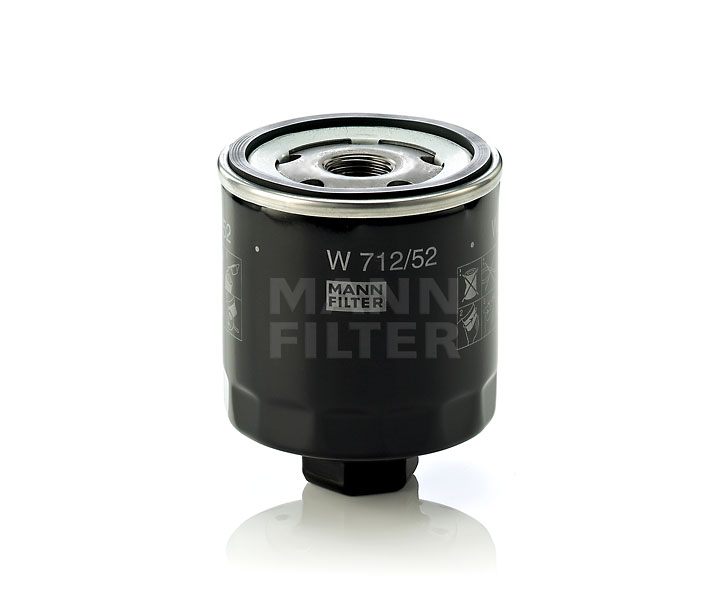 MANN-FILTER W 712/52: Olajszűrő egy visszafolyó záró szeleppel
