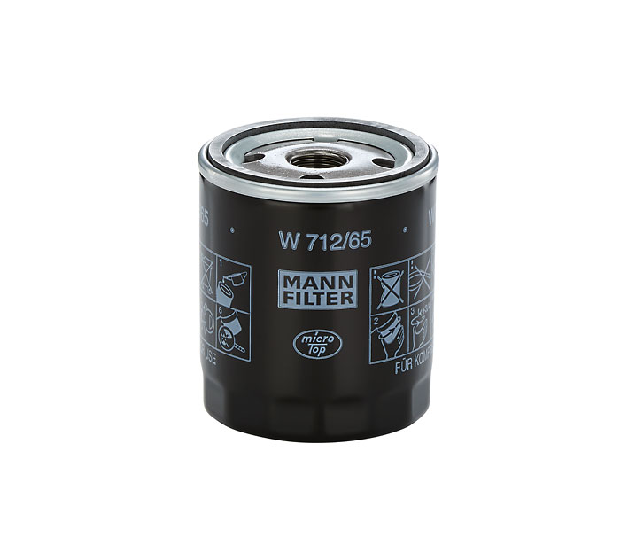 MANN-FILTER W 712/65: Ölfilter mit einem Rücklaufsperrventil