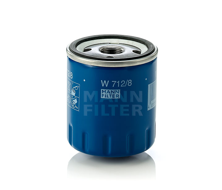 MANN-FILTER W 712/8 Ölfilter mit einem Rücklaufsperrventil