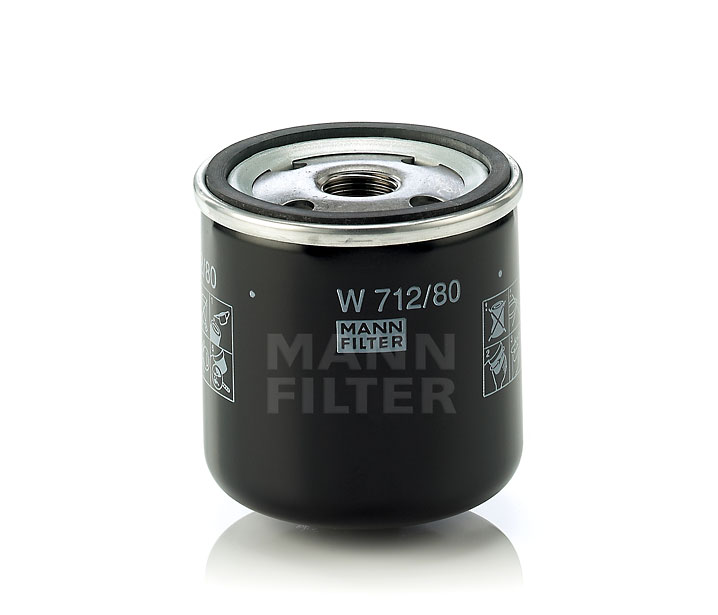 MANN-FILTER W 712/80 Ölfilter mit einem Rücklaufsperrventil