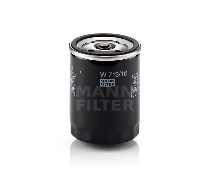 MANN-FILTER W 713/16 Ölfilter mit einem Rücklaufsperrventil