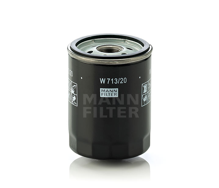 MANN-FILTER W 713/20: Filtru ulei cu ventil blocare retur