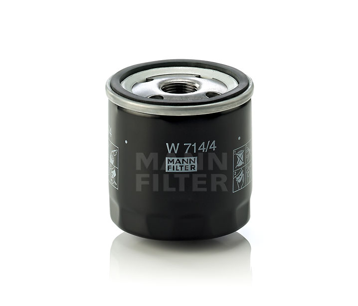 MANN-FILTER W 714/4 Ölfilter mit einem Rücklaufsperrventil