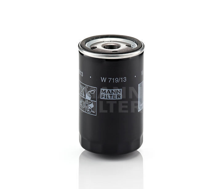 MANN-FILTER W 719/13: Oliefilter Met twee terugloopbeveiligingskleppen