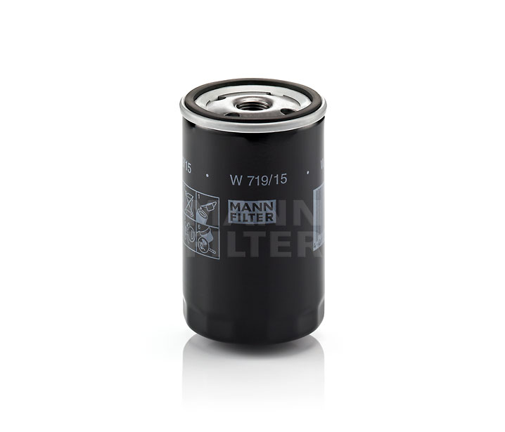 MANN-FILTER W 719/15: Filtre à huile avec un clapet de non retour