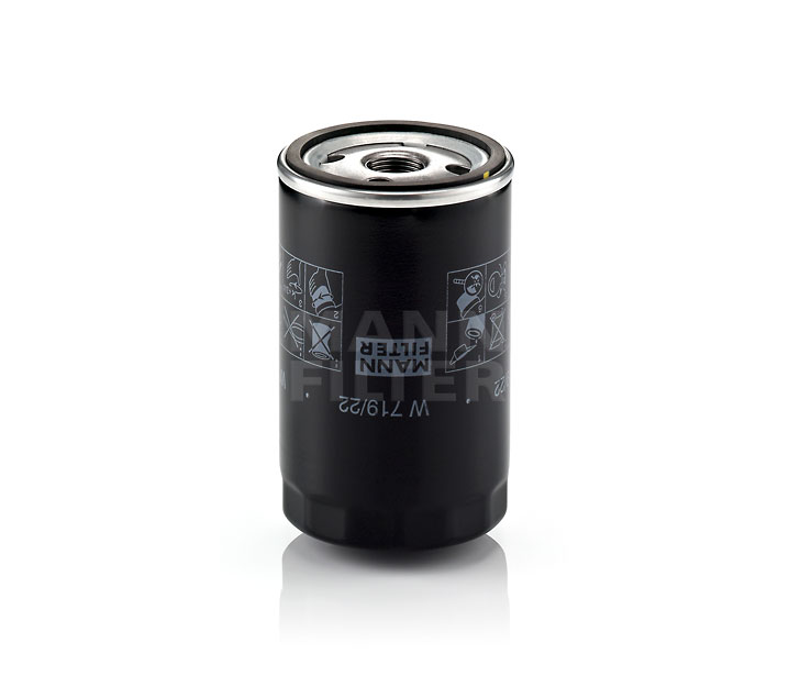MANN-FILTER W 719/22 Ölfilter mit zwei Rücklaufsperrventilen