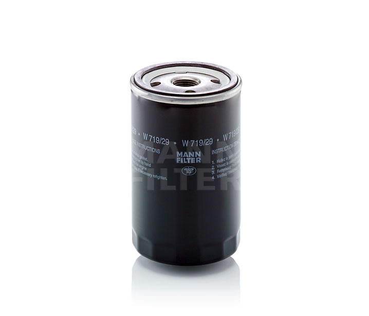 MANN-FILTER W 719/29: Oliefilter Met twee terugloopbeveiligingskleppen