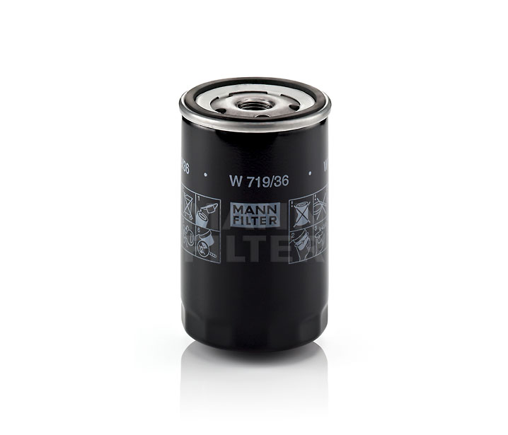 MANN-FILTER W 719/36: Filtre à huile avec un clapet de non retour