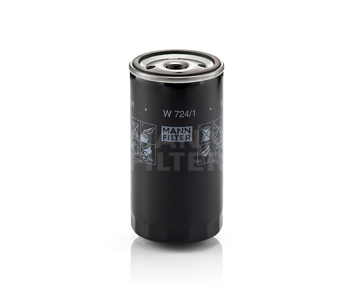 MANN-FILTER W 724/1: Oliefilter Met twee terugloopbeveiligingskleppen