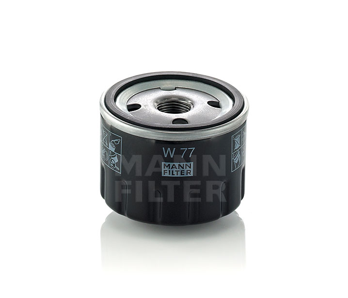 MANN-FILTER W 77: Filtro olio con una valvola blocco arretramento