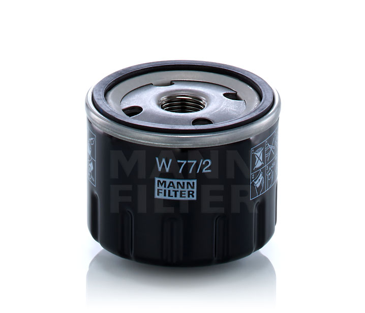MANN-FILTER W 77/2: Filtre à huile avec un clapet de non retour
