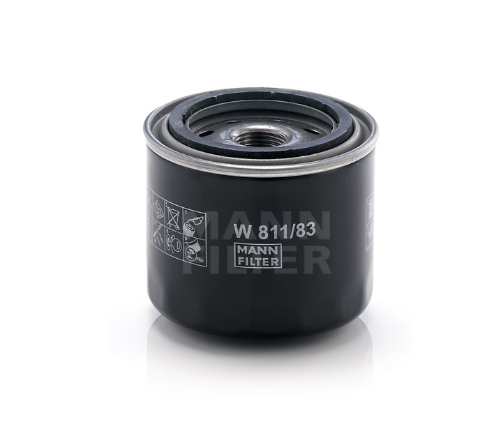 MANN-FILTER W 811/83 Ölfilter mit einem Rücklaufsperrventil