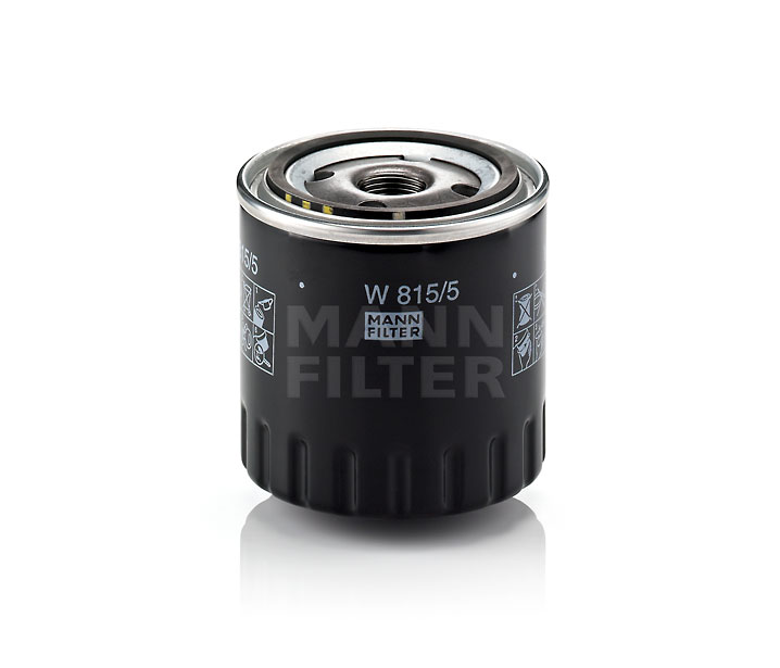 MANN-FILTER W 815/5: Filtro olio con una valvola blocco arretramento