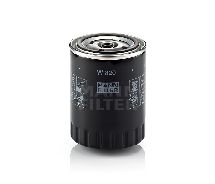 MANN-FILTER W 820: Oliefilter Met een terugloopbeveiligingskleppen