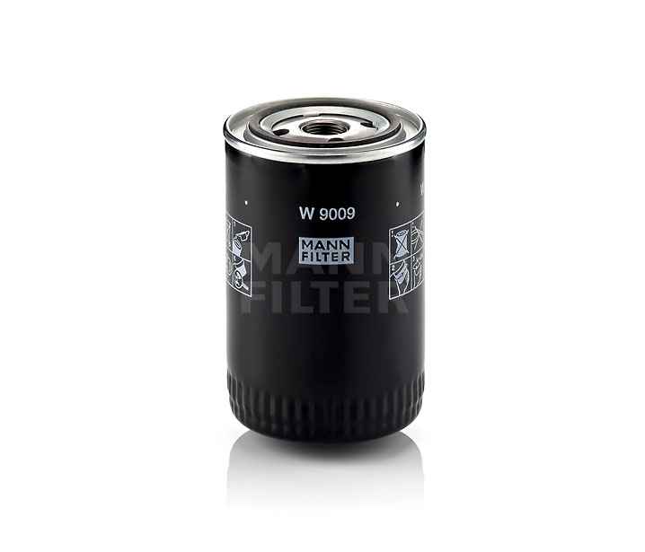 MANN-FILTER W 9009: Oliefilter med en returløbs-stop-ventil