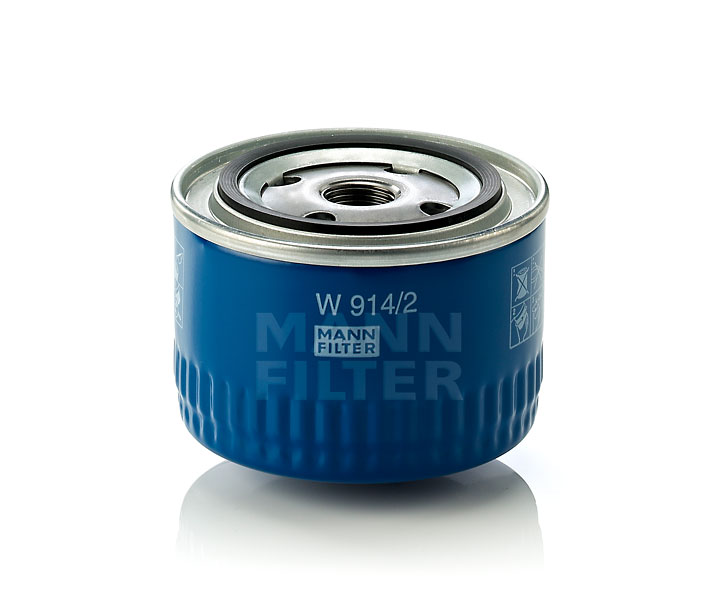 MANN-FILTER W 914/2: Eļļas filtrs ar atgriezējvārstu