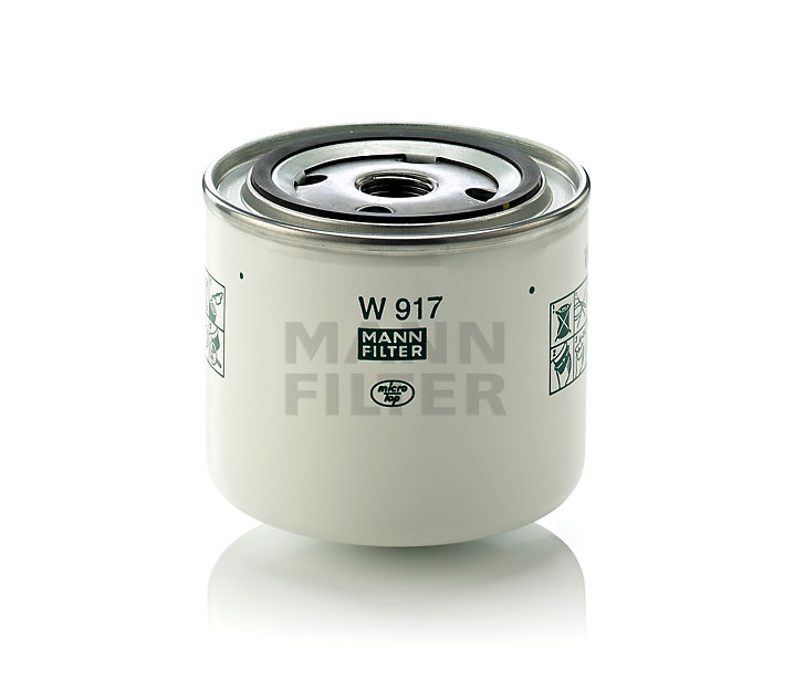 MANN-FILTER W 917: Filtro olio con una valvola blocco arretramento