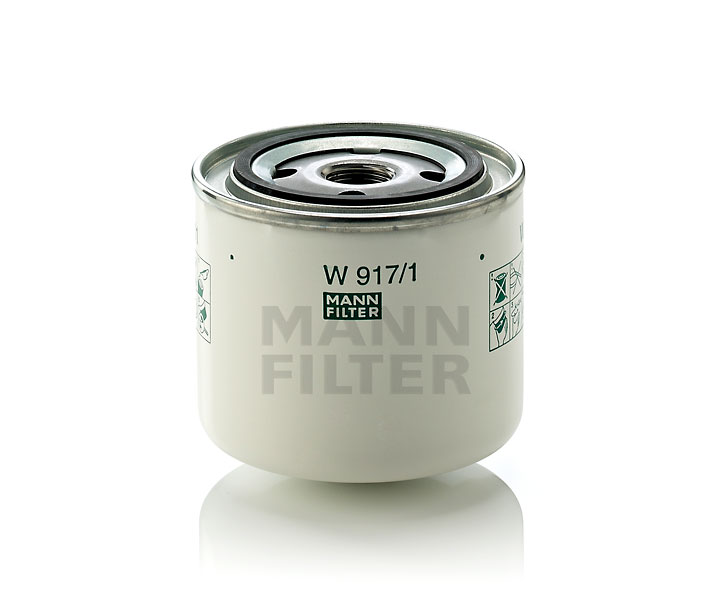 MANN-FILTER W 917/1: Filtro olio con una valvola blocco arretramento