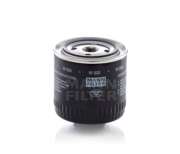 MANN-FILTER W 920: Oliefilter Met een terugloopbeveiligingskleppen
