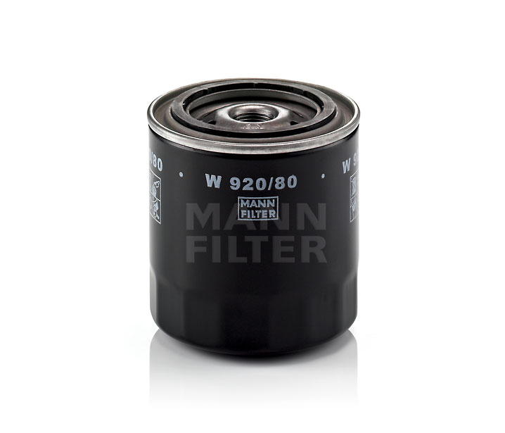 MANN-FILTER W 920/80: Filtro olio con una valvola blocco arretramento