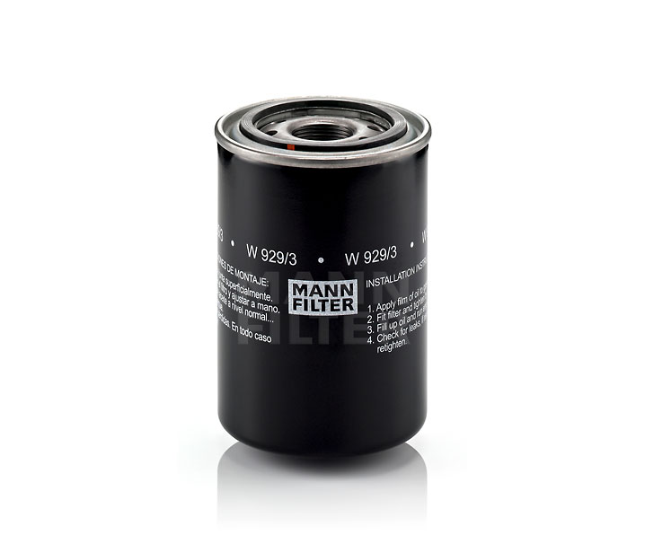 MANN-FILTER W 929/3: Oliefilter