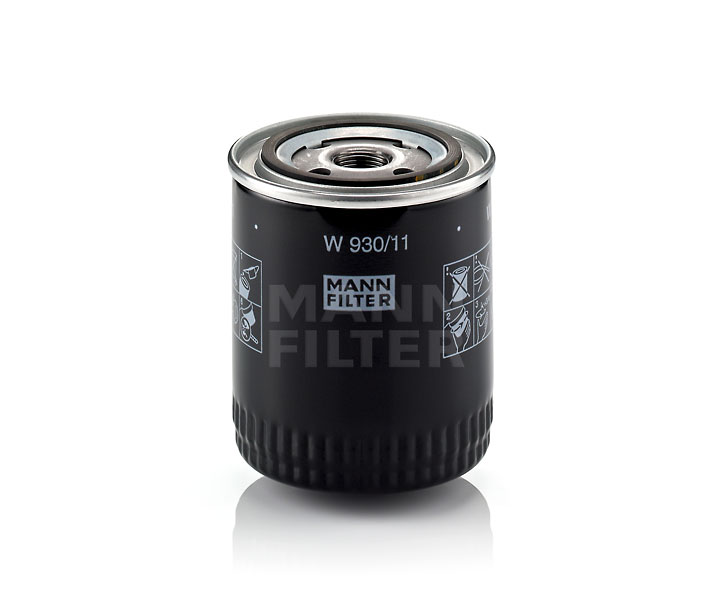 MANN-FILTER W 930/11: Oliefilter Met een terugloopbeveiligingskleppen