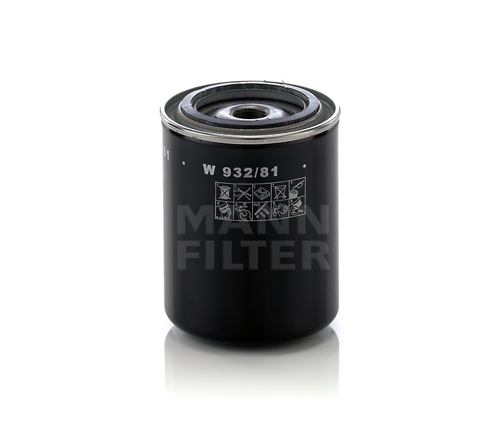 MANN-FILTER W 932/81: Oliefilter Met een terugloopbeveiligingskleppen