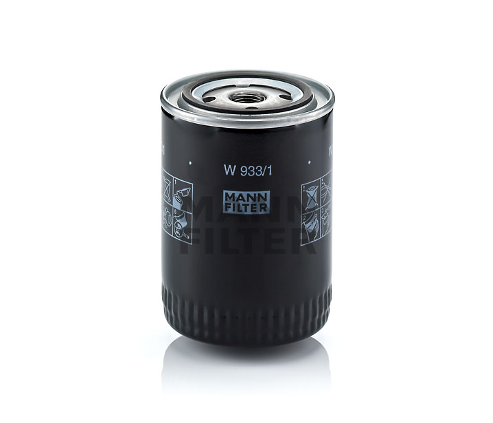 MANN-FILTER W 933/1: Oliefilter Met een terugloopbeveiligingskleppen