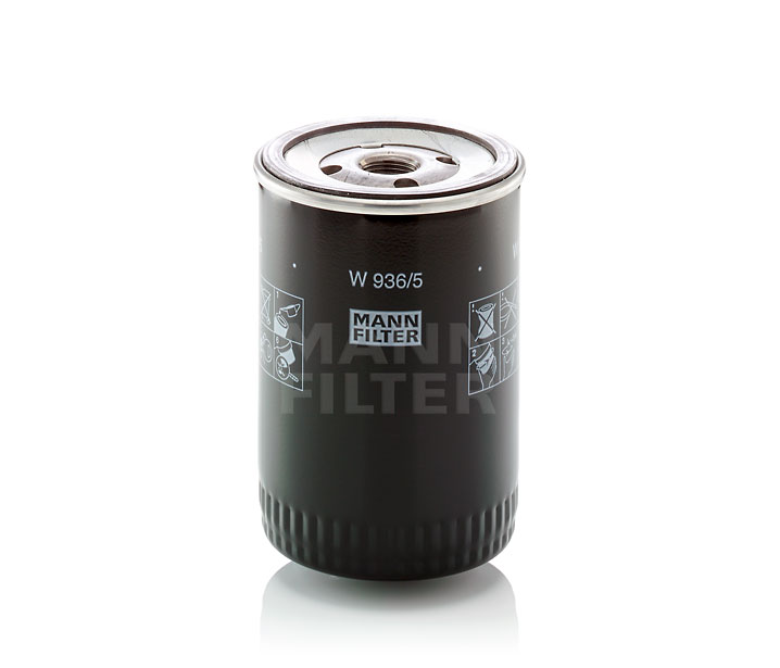 MANN-FILTER W 936/5: Oliefilter Met een terugloopbeveiligingskleppen