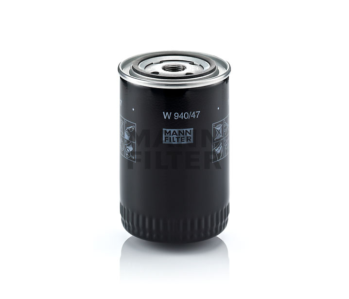 MANN-FILTER W 940/47: Oliefilter Met een terugloopbeveiligingskleppen