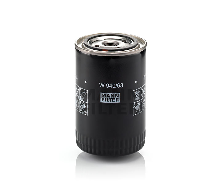 MANN-FILTER W 940/63: Oliefilter Met twee terugloopbeveiligingskleppen