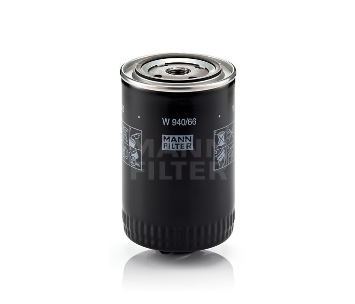 MANN-FILTER W 940/66: Oliefilter Met een terugloopbeveiligingskleppen