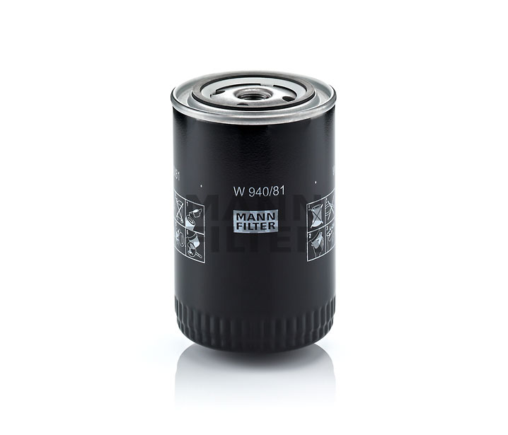 MANN-FILTER W 940/81: Eļļas filtrs ar atgriezējvārstu