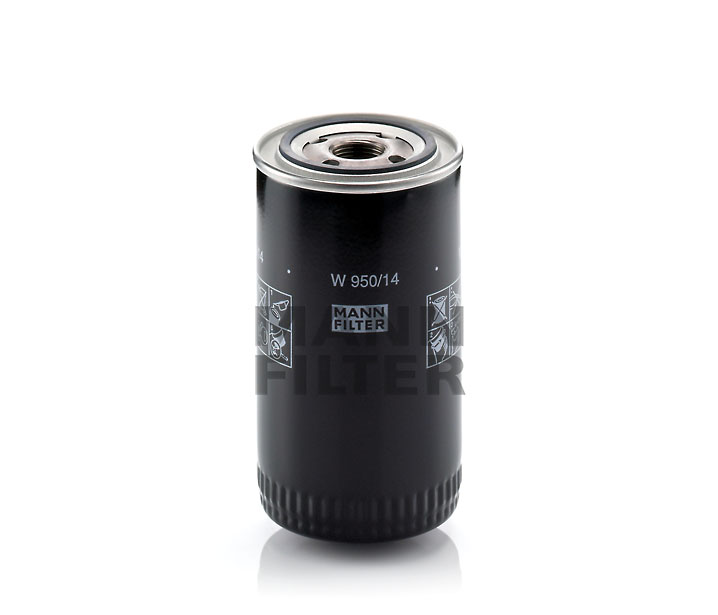 MANN-FILTER W 950/14: Oliefilter Met een terugloopbeveiligingskleppen