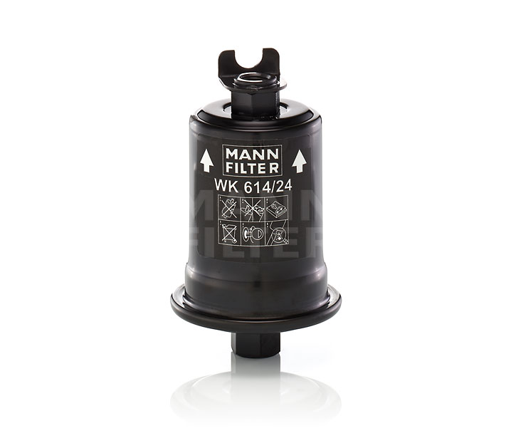 MANN-FILTER WK 614/24 x: Filtro carburante con guarnizione
