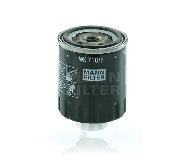 MANN-FILTER WK 718/7: Degvielas filtrs