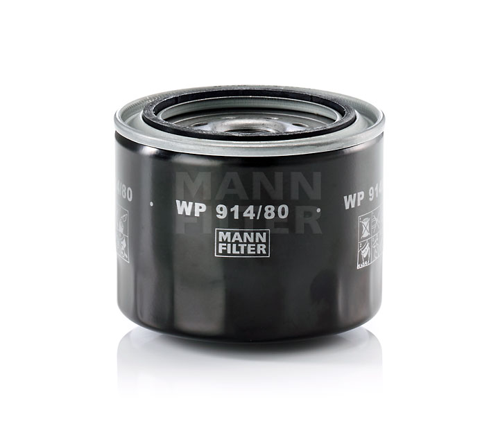 MANN-FILTER WP 914/80 Ölfilter mit einem Rücklaufsperrventil