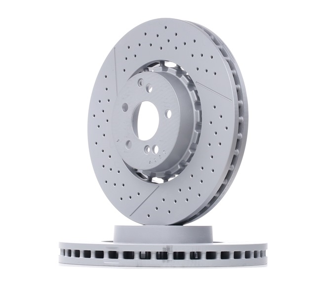 ZIMMERMANN 400.5503.70: Disc de frână Ř: 360mm, ventilat, cu fante/perforat, disc de frână din două părți, disc de frână flotant, Disc de frână tip oală din aluminiu, Ř: 360mm, acoperit (cu un strat protector) FORMULA Z COAT Z