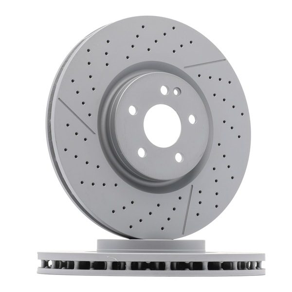 ZIMMERMANN 400.5516.20: Disc de frână Ř: 350mm, ventilat interior, cu fante/perforat, Ř: 350mm, acoperit (cu un strat protector) COAT Z