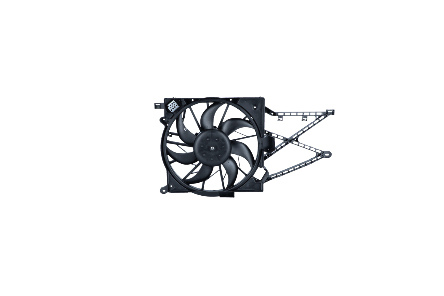NRF 47308: Ventilátor chladenia motora 370mm, s ramikom vetraka chaldica