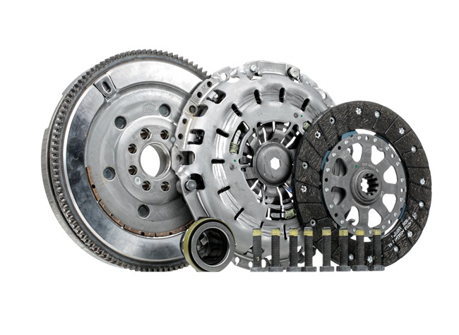 LuK 600 0033 00: Kit de embraiagem sem casquilho-guia, com rolamento de desembraiagem, com volante do motor, com jogo de parafusos, Ferramenta especial necessária para a montagem, Volante do motor de duas massas sem disco de encosto BR 0241