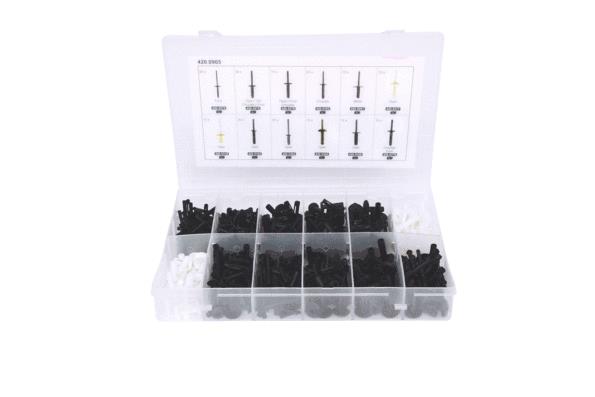 KS TOOLS 420.0905: Set clipuri sustinere, caroserie