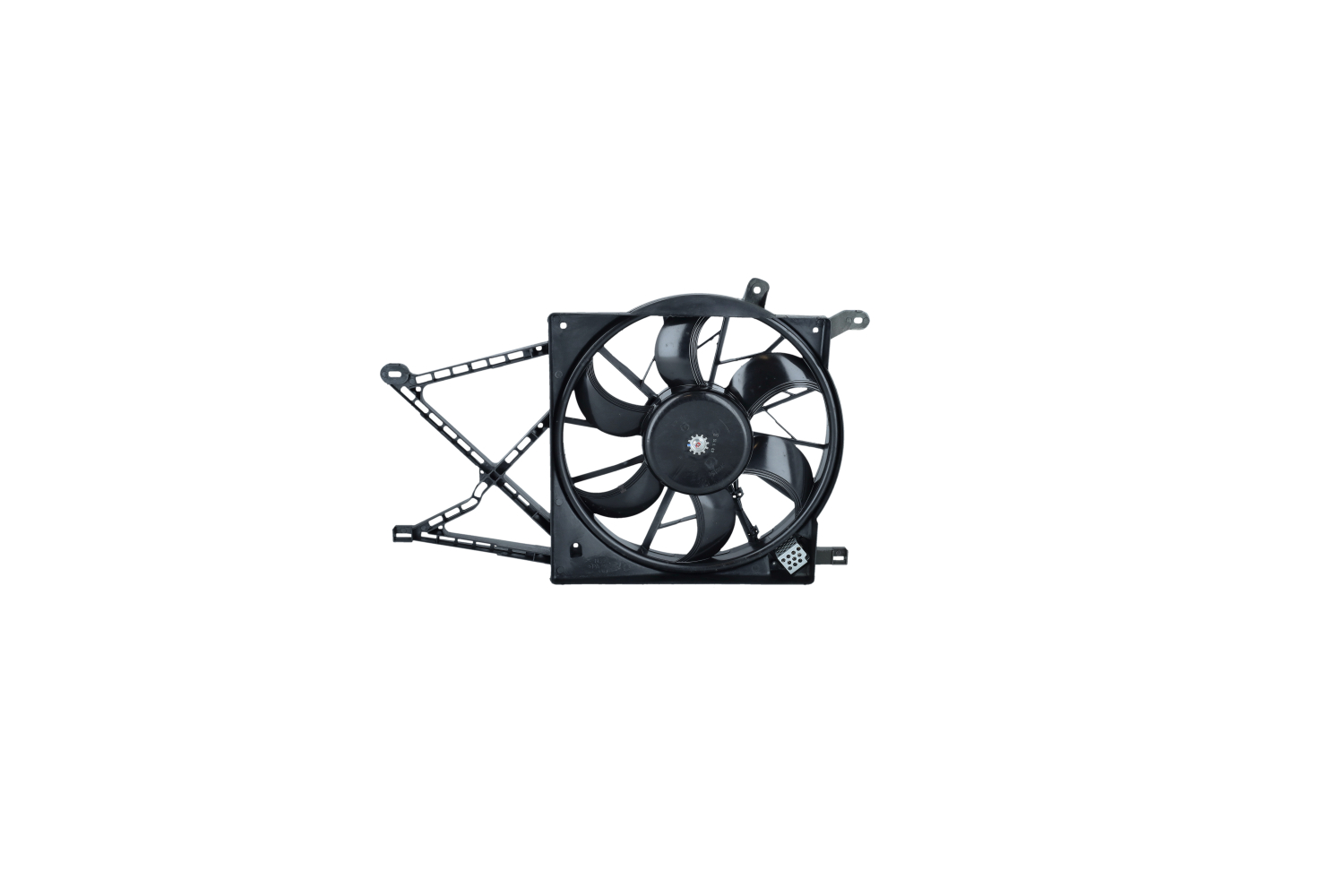 NRF 47749: Ventilátor chladenia motora 387mm, s ramikom vetraka chaldica