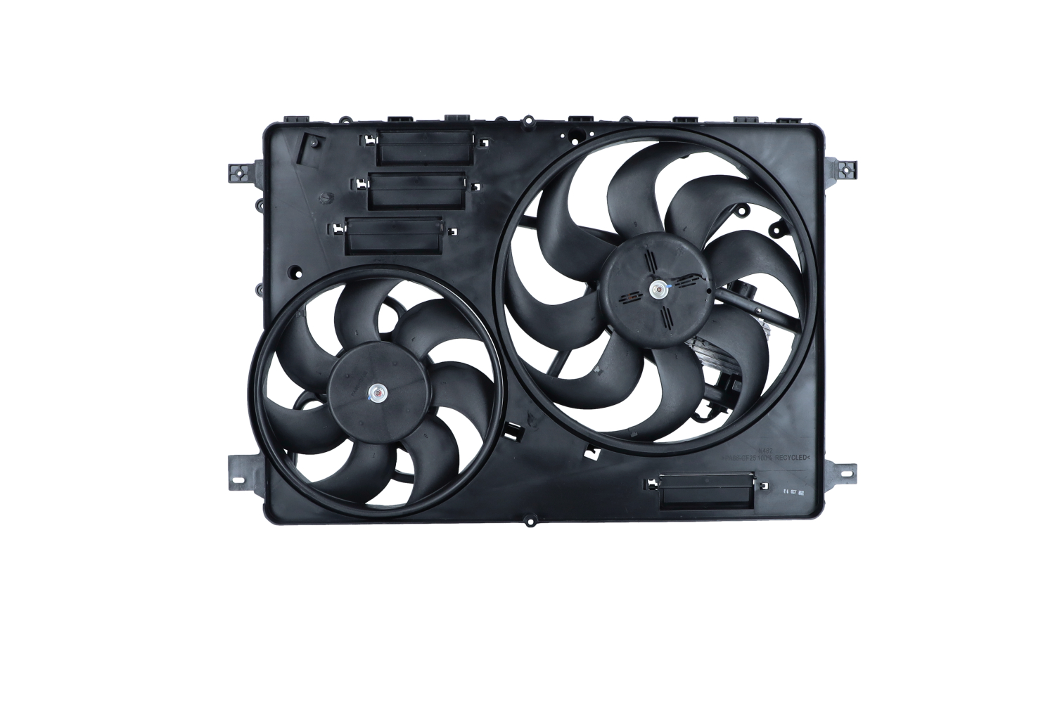 NRF 47755: Radiaatori ventilaator 388mm, koos juhtseadmega, koos jahutusventilaatoriraamiga(Zarge)