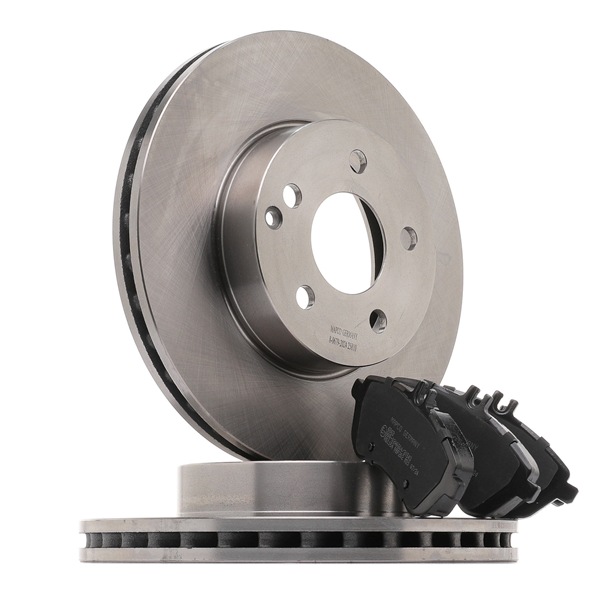 MAPCO 47820: Bromssats, skivbroms framaxel, Ø: 295mm, ventilerad, Anti-skrik-plåt