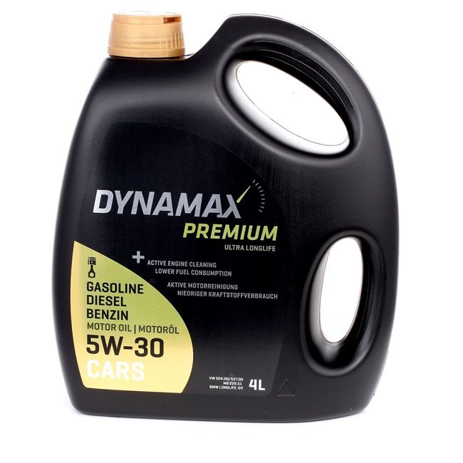 DYNAMAX 500521: Mootoriõli 4l, 5W-30 Premium, Ultra LongLife