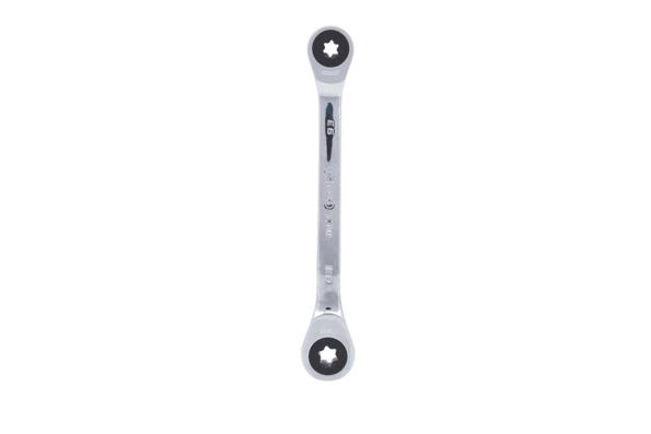 KS TOOLS 503.4351: Cheie cu clichet inelara dubla